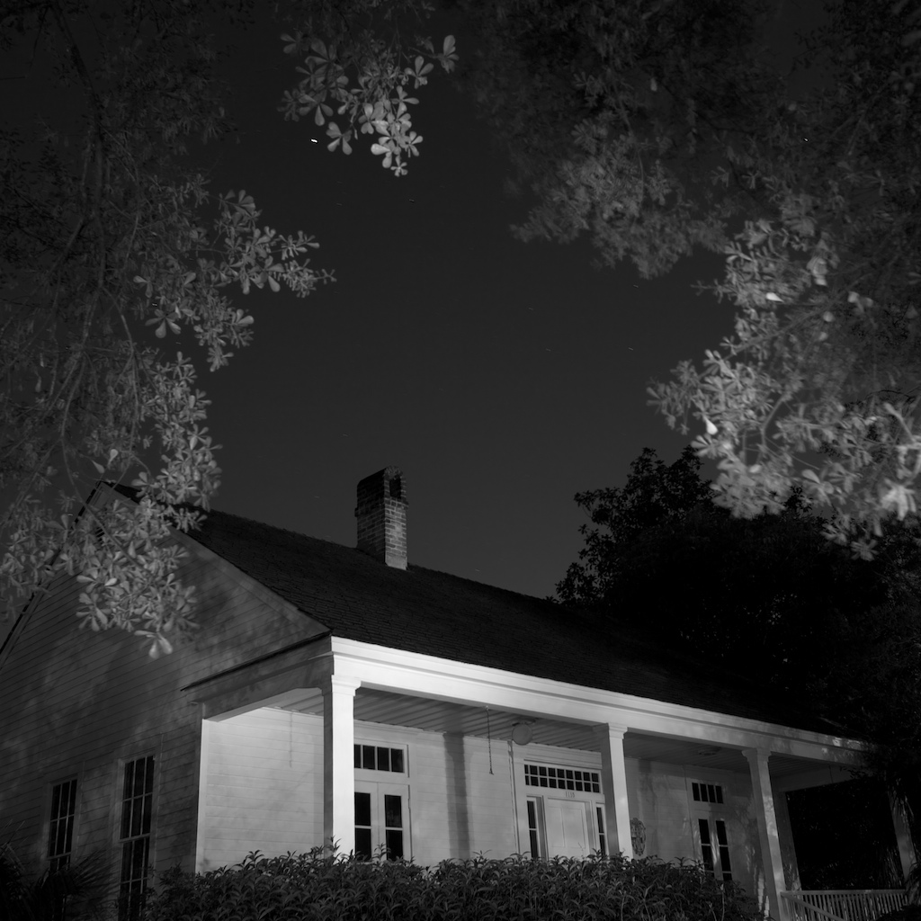 Cox-Deasy House at night