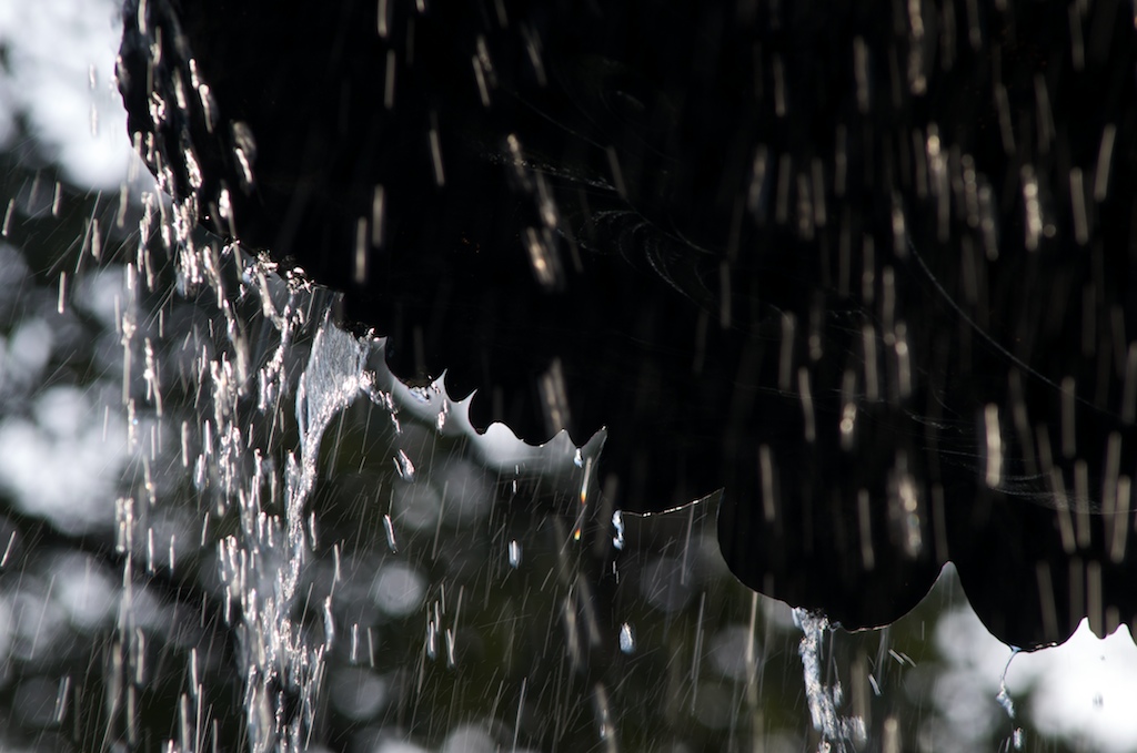 Water splashes in the fountain of Bienville Square in downtown Mobile, Ala., Tuesday, Sept. 29, 2009.