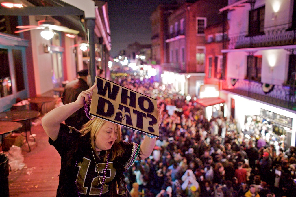 Super Bowl victory by the New Orleans Saints