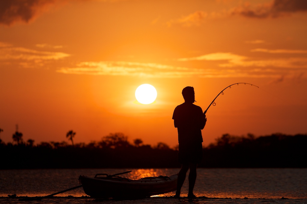 Sunset fishing