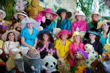 The Mobile Carnival Association's Royal Court members were photographed with the stuffed animals they were present by their knights following a luncheon to honor Queen Louise Vass (in the blue top and white hat), February 15, 2010. The Queen's luncheon, as well as the gift of the stuffed animal was an annual tradition in Mobile, Ala., which boasts the nation's oldest Mardi Gras celebration.