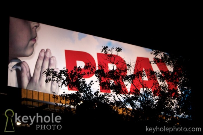 A billboard with the simple declaration to pray sits beside the highway in rural Florida Sunday evening, May 16, 2010.