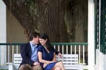 Jennifer Sirmon and Jeff Peters were photographed for their engagement at Bayside Academy, Saturday, April 18, 2009.
