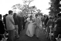 Outdoor Mobile Bay wedding ceremony in Montrose
