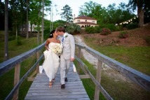 Outdoor Mobile Bay wedding ceremony in Montrose