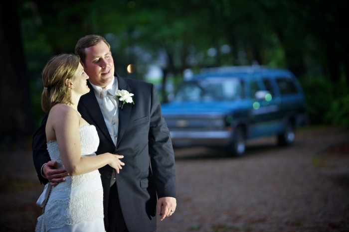 Bronwyn Massey and Ryan Scharar celebrate their wedding with family and friends, April 24, 2010.