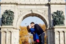 Ashley Lott and Chris Russo were photographed in Prospect Park, Brooklyn, NY, Friday, November 11, 2011.