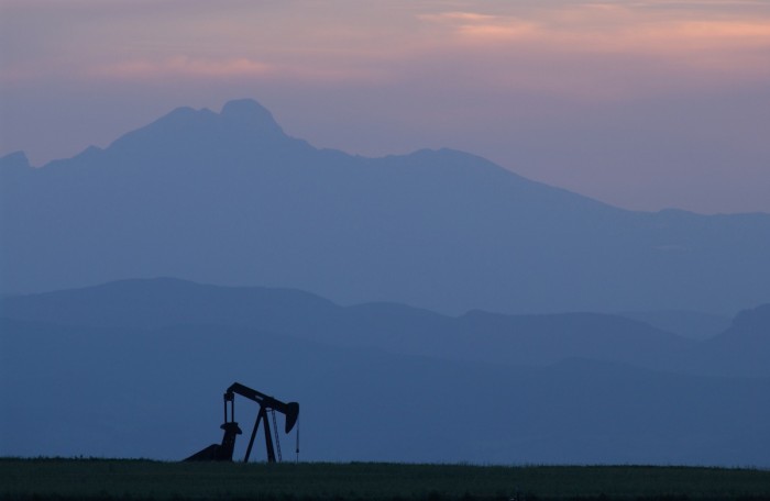 Oil pumping in Colorado.