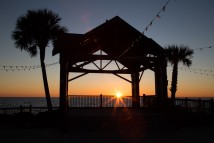 Point Clear, Alabama, photographer image: The sun sets over Mobile Bay at the Grand Hotel in Point Clear, Ala., Wednesday, Nov. 19, 2014.